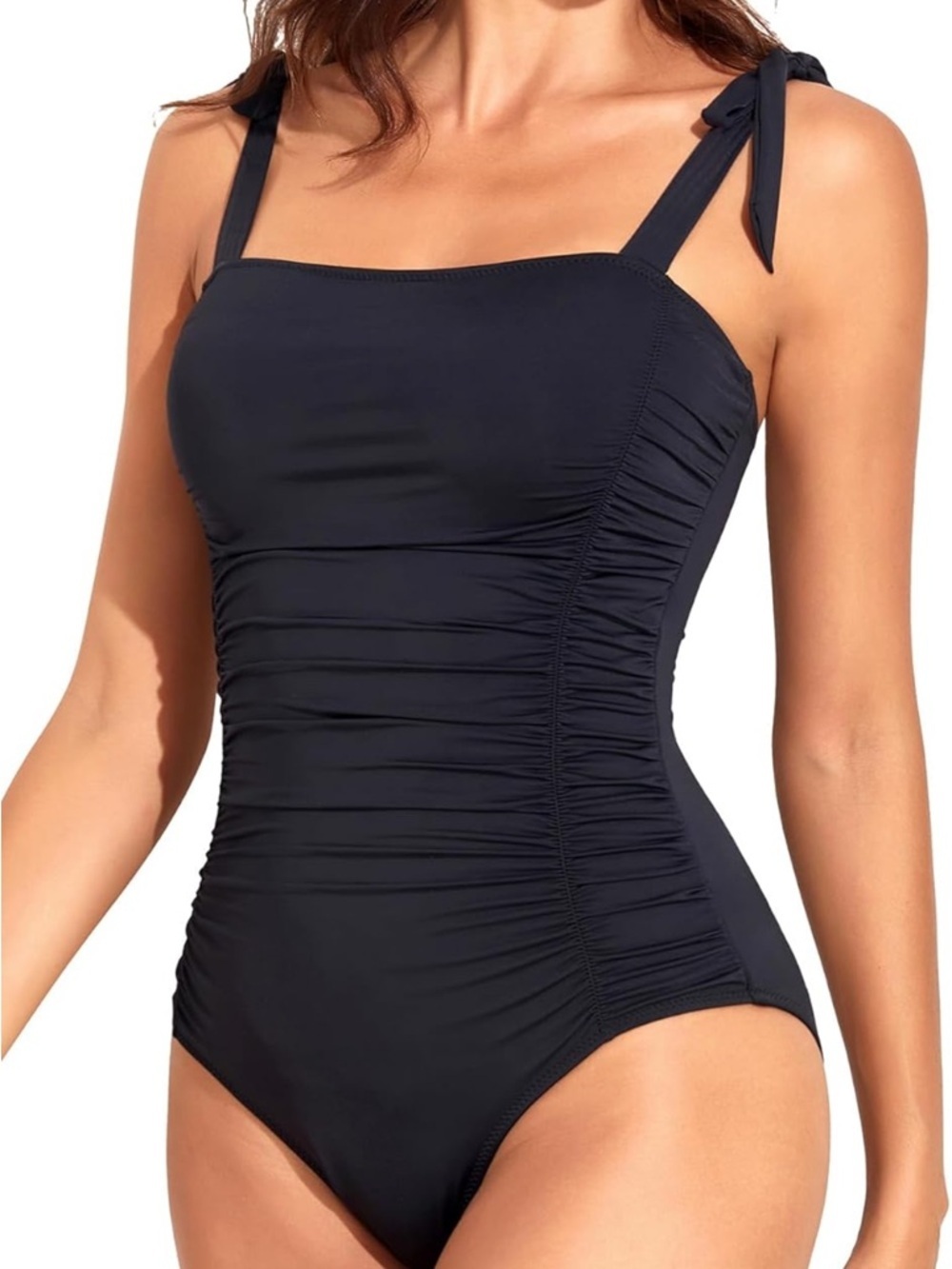 Black One Piece Swimsuits
Ruched Slimming Vintage S 894/7